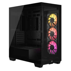 コルセア CORSAIR iCUE LINK 3500X RGB Tempered Glass Mid-Tower -Black- CC-9011280-WW コルセア CORSAIR iCUE LINK 3500X RGB Tempered Glass Mid-Tower -Black- CC-9011280-WW