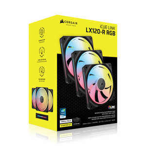コルセア CORSAIR iCUE LINK LX120-R RGB Triple Reverse Fans Starter Kit CO-9051050-WW コルセア CORSAIR iCUE LINK LX120-R RGB Triple Reverse Fans Starter Kit CO-9051050-WW