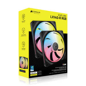 コルセア CORSAIR iCUE LINK LX140-R RGB Dual Fans Reverse Starter Kit CO-9051052-WW コルセア CORSAIR iCUE LINK LX140-R RGB Dual Fans Reverse Starter Kit CO-9051052-WW