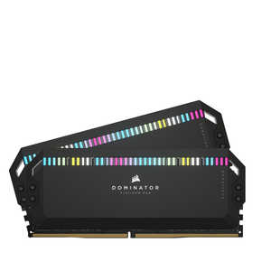コルセア CORSAIR 増設用メモリ DOMINATOR RGB DDR5 ブラック[DIMM DDR5 /32GB /2枚] CMT64GX5M2X5600C40