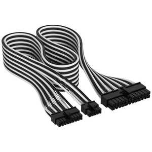 コルセア CORSAIR 電源用スリーブケーブル ブラック&ホワイト CP-8920294 コルセア CORSAIR 電源用スリーブケーブル ブラック&ホワイト CP-8920294