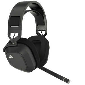 コルセア　CORSAIR HS80 MAX Wireless Steel Gray ［USB /片耳 /ヘッドバンドタイプ］ CA-9011295-AP