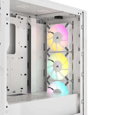ホワイト RGBファン搭載 PCケース　コルセア コルセア CORSAIR PCケース 4000D RGB AIRFLOW TRUE WHITE CC