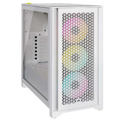 ホワイト RGBファン搭載 PCケース　コルセア コルセア CORSAIR PCケース 4000D RGB AIRFLOW TRUE WHITE CC