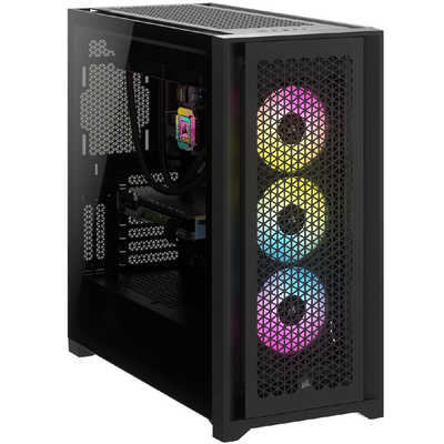 PCケース(自作PC用) corsair 5000d airflow 5000D AIRFLOW Tempered Glass Mid-Tower ATX PC Case — White