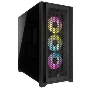 コルセア　CORSAIR PCケース［ATX /Micro ATX /Extended ATX /Mini-ITX］5000D RGB AIRFLOW BLACK ブラック CC-9011242-WW