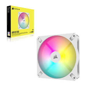 륻 CORSAIR ե 120mm /1850RPM AR120 RGB WHITE ۥ磻 CO-9050168-WW