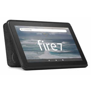 Amazon (Fire7 2022年発売 第12世代用) Amazon純正 カバー (ブラック) B09GS6C78X