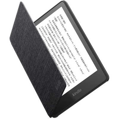 Amazon 【Kindle Paperwhite Kindle Paperwhiteシグニチャーエディション用】 Amazon純正ファブリックカバー  ブラック (2021年発売 第11世代) B08VZCBWN8