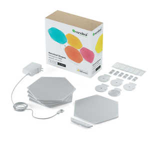 NANOLEAF Shapes ヘキサゴン スターターキット(5Panels) NL42-5006HX-5PK NANOLEAF Shapes ヘキサゴン スターターキット(5Panels) NL42-5006HX-5PK