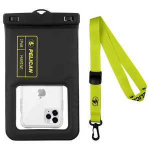 ペリカン スマートフォン用防水・防塵ケース IP68規格 Pelican Marine Waterproof Floating XL Black/Lime Green PP044688