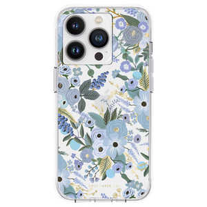 Rifle Paper iPhone 14 Pro Rifle Paper Co. - Garden Party Blue 3.0m落下耐衝撃・抗菌・リサイクル素材 Garden Party Blue RP049230