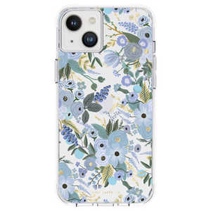 Rifle Paper iPhone 14 Plus Rifle Paper Co. - Garden Party Blue 3.0m落下耐衝撃・抗菌・リサイクル素材 Garden Party Blue RP049276