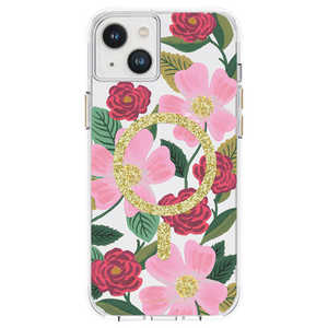 Rifle Paper iPhone 14 Plus Rifle Paper Co. - Rose Garden MagSafe対応・3.0m落下耐衝撃・抗菌・リサイクル素材 Rose Garden RP049280