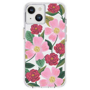 Rifle Paper iPhone 14 Rifle Paper Co. - Rose Garden 3.0m落下耐衝撃・抗菌・リサイクル素材 RP049816