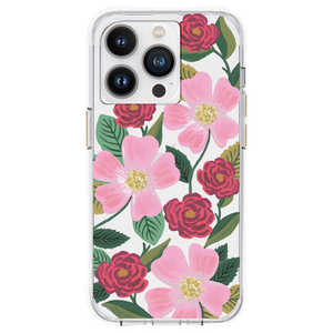 Rifle Paper iPhone 14 Pro Rifle Paper Co. - Rose Garden 3.0m落下耐衝撃・抗菌・リサイクル素材 Rose Garden RP049818