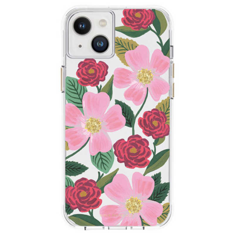 Rifle Paper Rifle Paper iPhone 14 Plus Rifle Paper Co. - Rose Garden 3.0m落下耐衝撃・抗菌・リサイクル素材 RoseGarden RP049820 RP049820