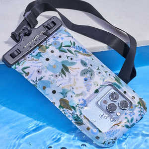 Rifle Paper Rifle Paper Waterproof Floating Pouch - Garden Party Blue Garden Party Blue RP050044