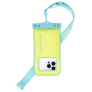 CASEMATE スマートフォン用防水・防塵ケース IP68規格 Waterproof Floating Pouch Lime/Blue CM050924 CASEMATE スマートフォン用防水・防塵ケース IP68規格 Waterproof Floating Pouch Lime/Blue CM050924