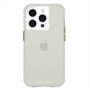 CASEMATE Case-Mate iPhone 15 Pro対応 Sheer Crystal - カラー：シャンパンゴールド Champagne Gold CM051418
