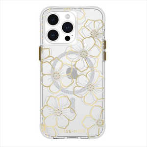 CASEMATE Case-Mate iPhone15ProMax対応 Floral Gems - Gold CM051604