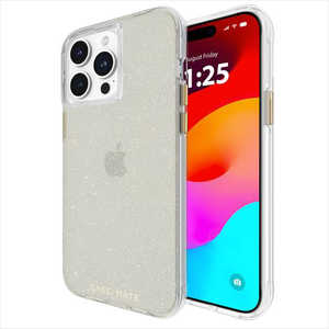 CASEMATE Case-Mate iPhone 15 Pro Max対応 Sheer Crystal - カラー:シャンパンゴールド Champagne Gold CM051606 CASEMATE Case-Mate iPhone 15 Pro Max対応 Sheer Crystal - カラー:シャンパンゴールド Champagne Gold CM051606