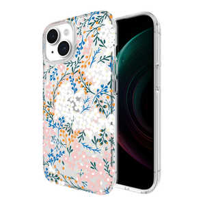 KATESPADE iPhone 15 KSNY Protective Hardshell MagSafe対応 - Multi Floral/Rose Green KS052416
