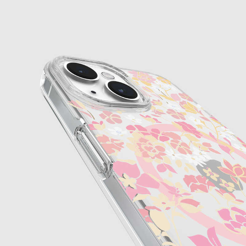 KATESPADE KATESPADE iPhone 15 KSNY Protective Hardshell MagSafe対応 - Flowerbed Pink Ombre KS052444 KS052444