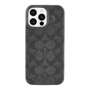 COACH iPhone 16 Pro Max Coach Slim Wrap Case - Signature Charcoal CH054100