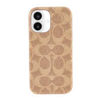 COACH iPhone 16 Coach Slim Wrap Case - Signature Charcoal