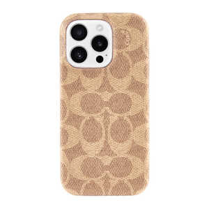 COACH iPhone 16 Pro Coach Slim Wrap Case - Signature Tan CH054104