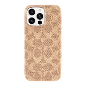 COACH iPhone 16 Pro Max Coach Slim Wrap Case - Signature Tan CH054108