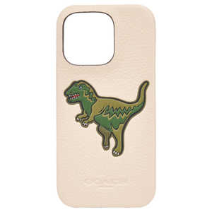 COACH iPhone 16 Pro Coach Leather Slim Wrap Case - Ivory Rexy/Pebbled Leather CH054136