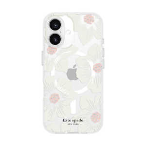 KATESPADE iPhone 16 Kate Spade Protective - MagSafe/ Recycled Hollyhock Floral Hollyhock Floral KS054344