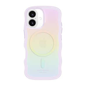 KATESPADE iPhone 16 Kate Spade Wavy - MagSafe/ Recycled Opal Iridescent Opal Iridescent KS054350