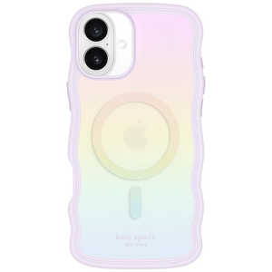 KATESPADE iPhone 16 Plus Kate Spade Wavy - MagSafe/ Recycled Opal Iridescent KS054392