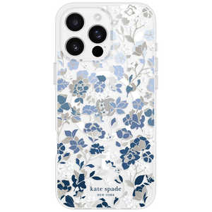 KATESPADE iPhone 16 Pro Max Kate Spade Protective - Gems/ MagSafe/ Recycled Flowerbed Blue KS054464 KATESPADE iPhone 16 Pro Max Kate Spade Protective - Gems/ MagSafe/ Recycled Flowerbed Blue KS054464
