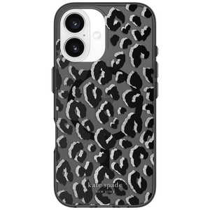 KATESPADE iPhone 16 Kate Spade Protective - MagSafe/ Recycled City Leopard Black KS055040 KATESPADE iPhone 16 Kate Spade Protective - MagSafe/ Recycled City Leopard Black KS055040