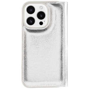 KATESPADE iPhone 16 Pro Kate Spade Folio Case - Recycled Metallic Silver Metallic Silver KS055470 KATESPADE iPhone 16 Pro Kate Spade Folio Case - Recycled Metallic Silver Metallic Silver KS055470