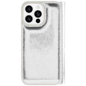 KATESPADE iPhone 16 Pro Max Kate Spade Folio Case - Recycled Metallic Silver Metallic Silver KS055472 KATESPADE iPhone 16 Pro Max Kate Spade Folio Case - Recycled Metallic Silver Metallic Silver KS055472