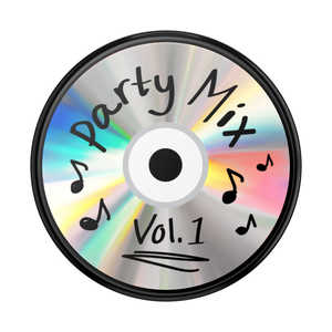 POPSOCKETS Backspin CD Party Mix スピナー 806305