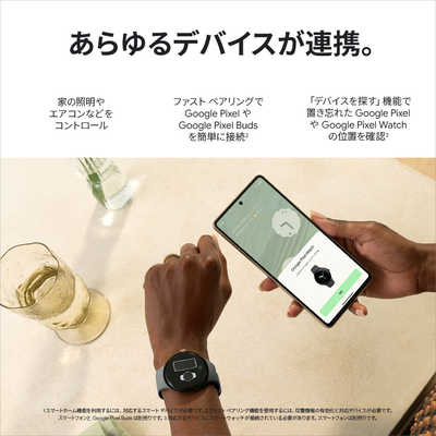 GOOGLE Google Pixel Watch Black /Obsidian Band GA03119TW の通販