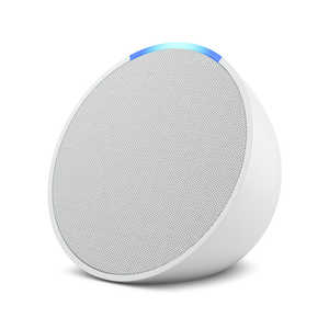 Amazon Echo Pop(エコーポップ) コンパクトスマートスピーカー with Alexa グレーシャーホワイト［Bluetooth対応 /Wi-Fi対応］ B09ZX764ZL