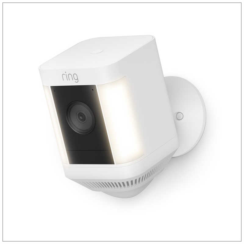 Amazon Amazon Ring Spotlight Cam Plus Battery (リング スポットライトカム プラス バッテリーモデル) センサーライト付き屋外カメラ ［電球色 /充電式］ B09J6FWP3Z B09J6FWP3Z