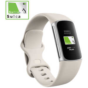 FITBIT (Suica対応)スマートウォッチ フィットネストラッカー Silver Aluminum Case GA05185-AP