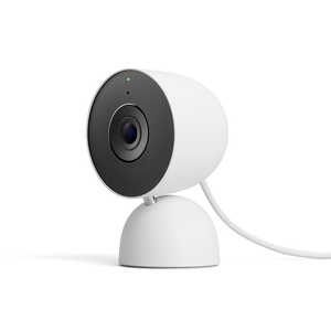 GOOGLE 屋内用スマートカメラ Google Nest Cam Indoor(電源アダプター式、第 3 世代) ［無線］ GA09973-JP
