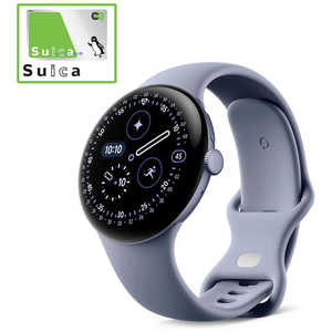 GOOGLE スマートウォッチ Google Pixel Watch 4 45mm Satin Moonstone アルミケース/Moonstone アクティブ バンド Wi-Fi Moonstone GA10850-US