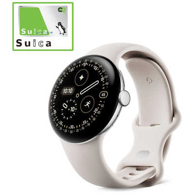 GOOGLE スマートウォッチ Google Pixel Watch 4 41mm Polished Silver