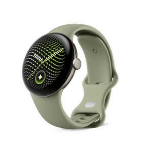 GOOGLE Google Pixel Watch 5(41 mm) アルミケース アクティブ バンド(第 2 世代) Wi-Fi Satin Pyrite / Olive GA11567-US