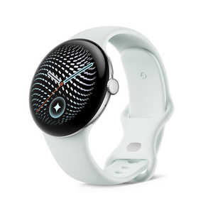 GOOGLE Google Pixel Watch 5(45 mm) �A���~�P�[�X �A�N�e�B�u �o���h(�� 2 ����) Wi-Fi Polished Silver / Fog GA10892-US